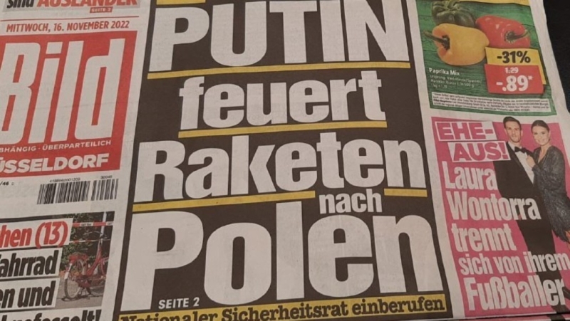 BILD-Schlagzeile vom 16. November 2022.