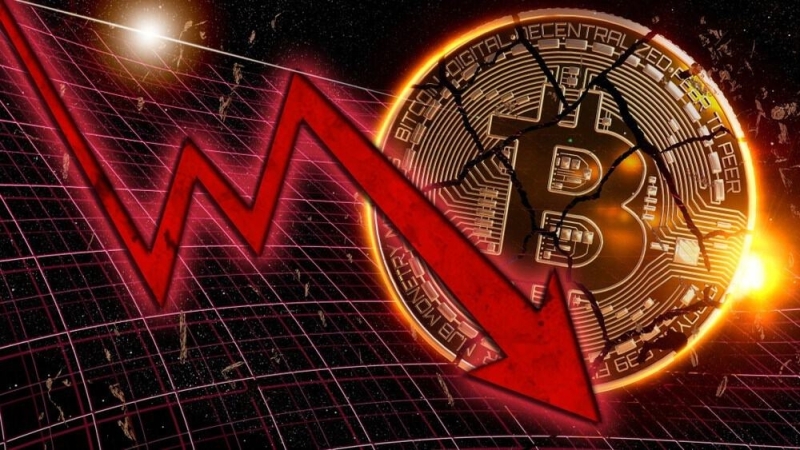 Bitcoin sufre una caida de 6% en solo 2 minutos