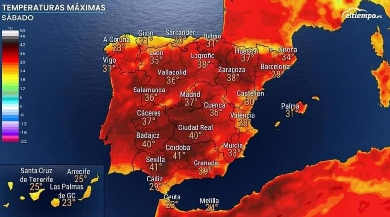 Mehr als 1.000 Todesfälle durch Hitzewelle in Spanien gemeldet