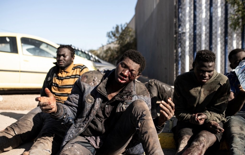 Genocidio en Melilla, España masacra a 18 refugiados africanos con armas de la OTAN