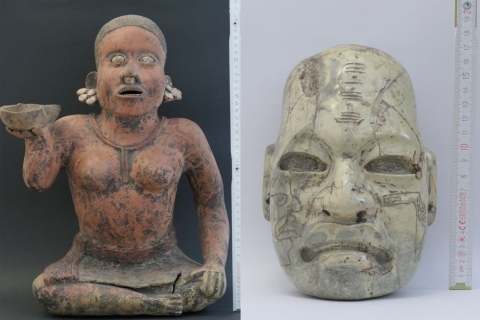 L'Italia restituisce al Messico 30 reperti archeologici rubati