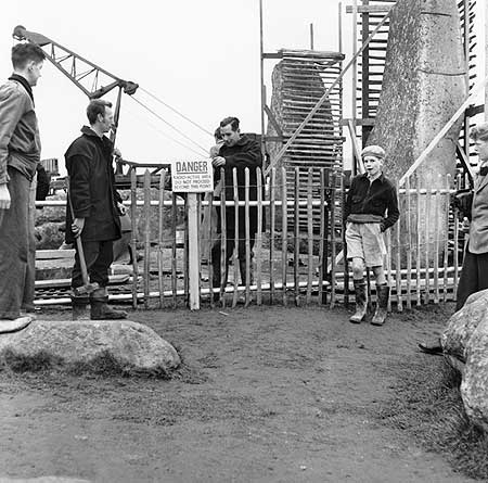 Stonehenge Construction in 1954