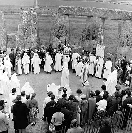 Stonehenge Construction in 1954