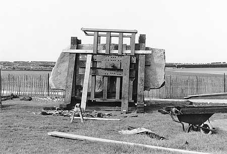 Stonehenge Construction in 1954