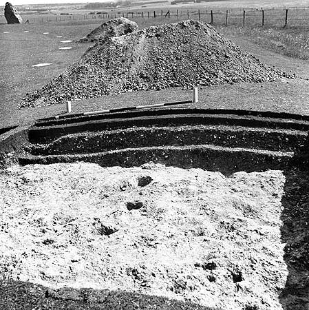 Stonehenge Construction in 1954