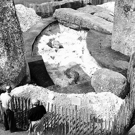 Stonehenge Construction in 1954