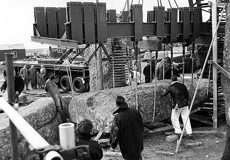 Stonehenge Construction in 1954