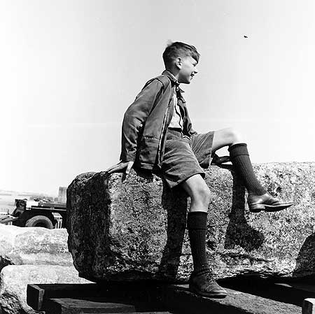 Stonehenge Construction in 1954