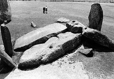 Stonehenge Construction in 1954