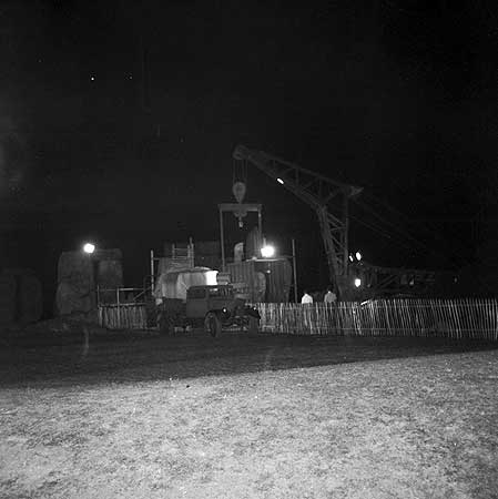 Stonehenge Construction in 1954