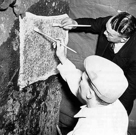 Stonehenge Construction in 1954