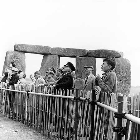 Stonehenge Construction in 1954