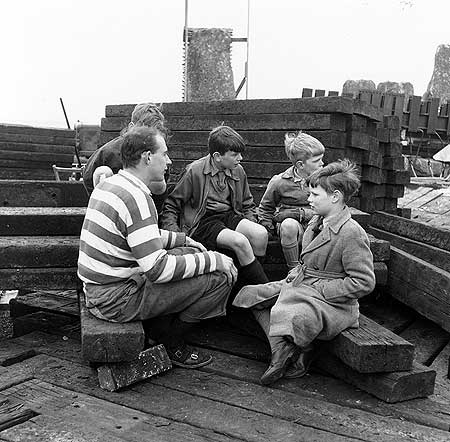 Stonehenge Construction in 1954