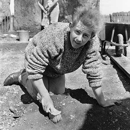 Stonehenge Construction in 1954