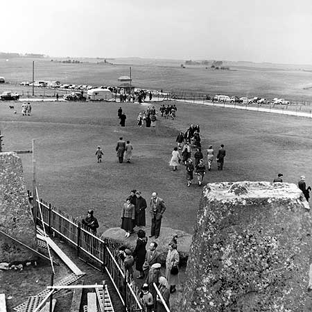 Stonehenge Construction in 1954