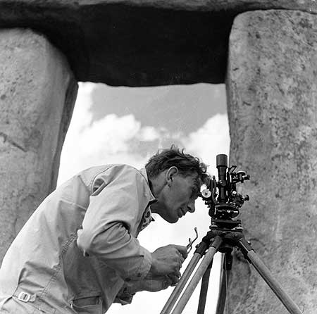 Stonehenge Construction in 1954