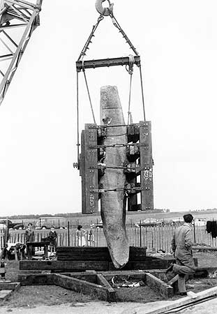 Stonehenge Construction in 1954