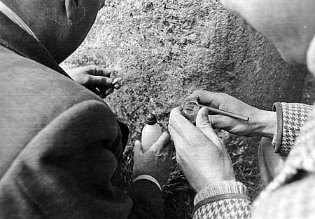 Stonehenge Construction in 1954