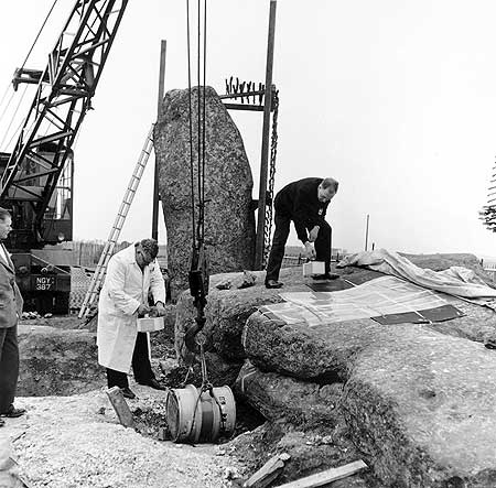 Stonehenge Construction in 1954