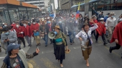 Indigene Völker kündigen Proteste gegen die Wirtschaftskrise in Ecuador an: Der Präsident der Conaie, Leonidas Iza, erklärte, dass die Proteste auf unbestimmte Zeit stattfinden würden.